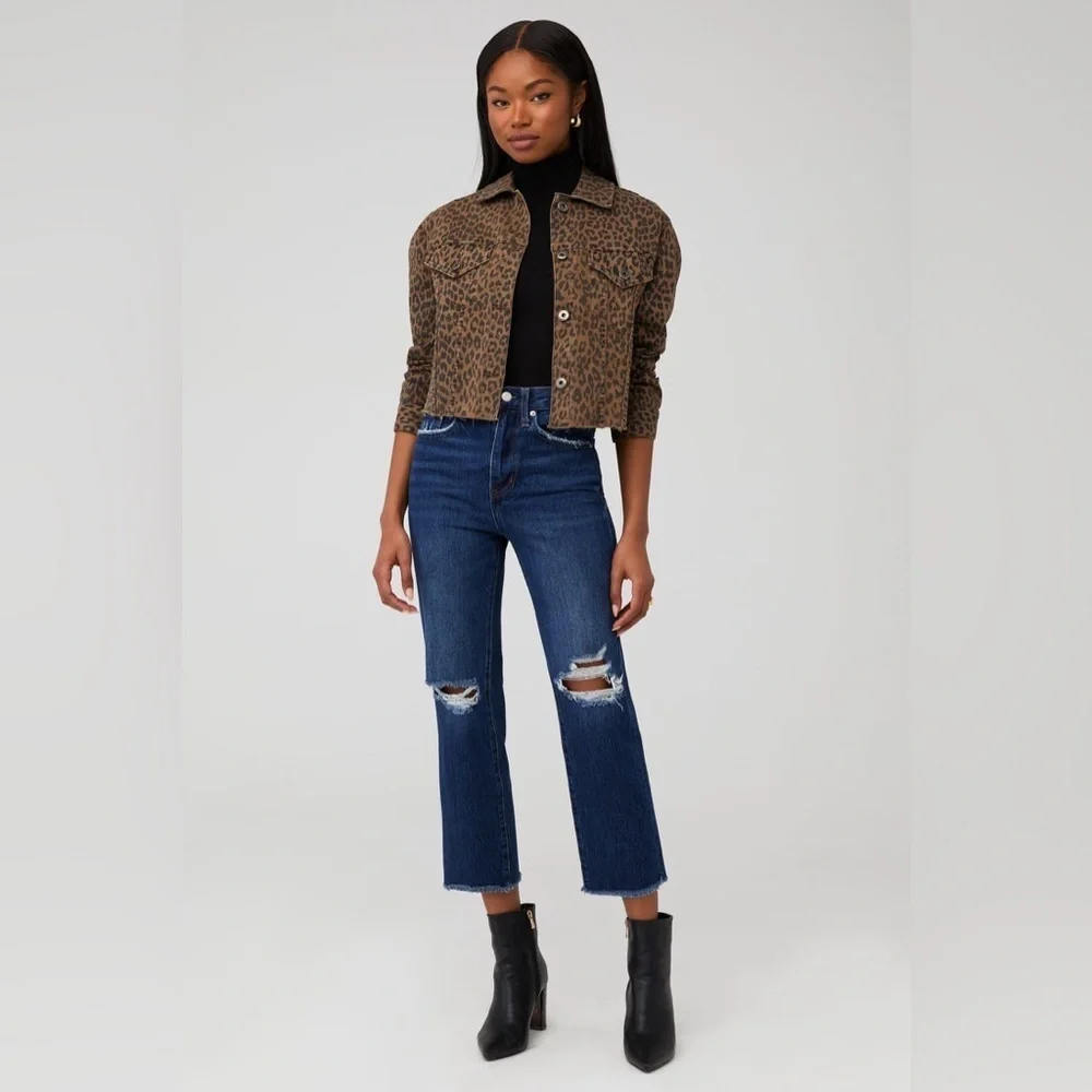 Pistola Cassie super high rise straight crop 26